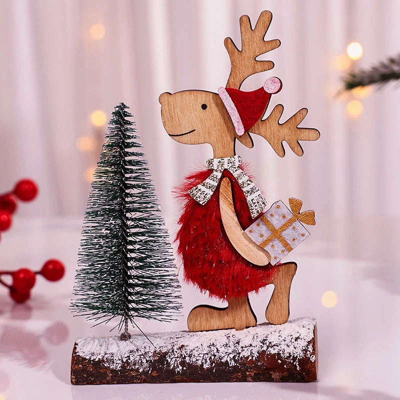 DIY Wooden Christmas Tree Craft Kit – Kids Handmade 3D Scene Decoration