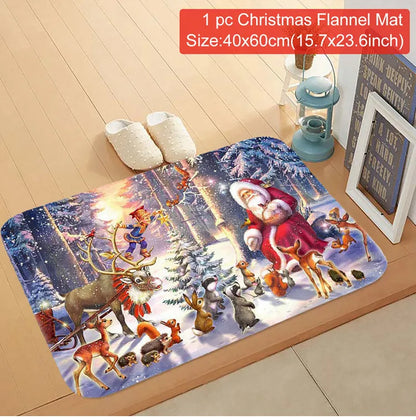 Santa Claus Christmas Doormat – Merry Christmas 2025/2026 Outdoor Rug