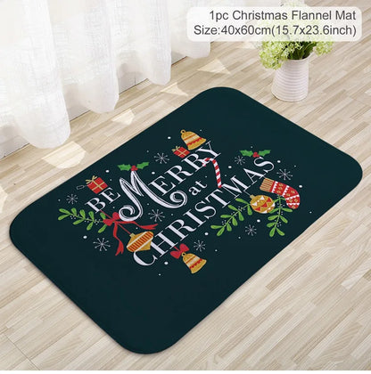 Santa Claus Christmas Doormat – Merry Christmas 2025/2026 Outdoor Rug