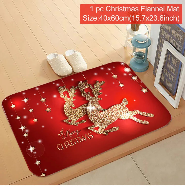Santa Claus Christmas Doormat – Merry Christmas 2025/2026 Outdoor Rug