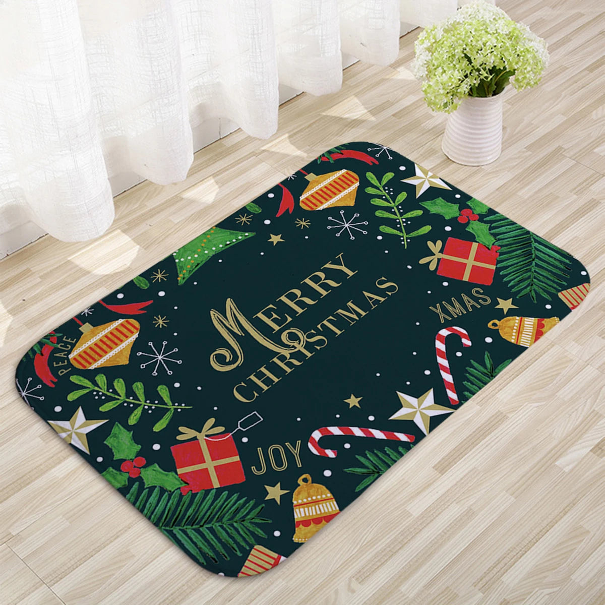 Santa Claus Christmas Doormat – Merry Christmas 2025/2026 Outdoor Rug
