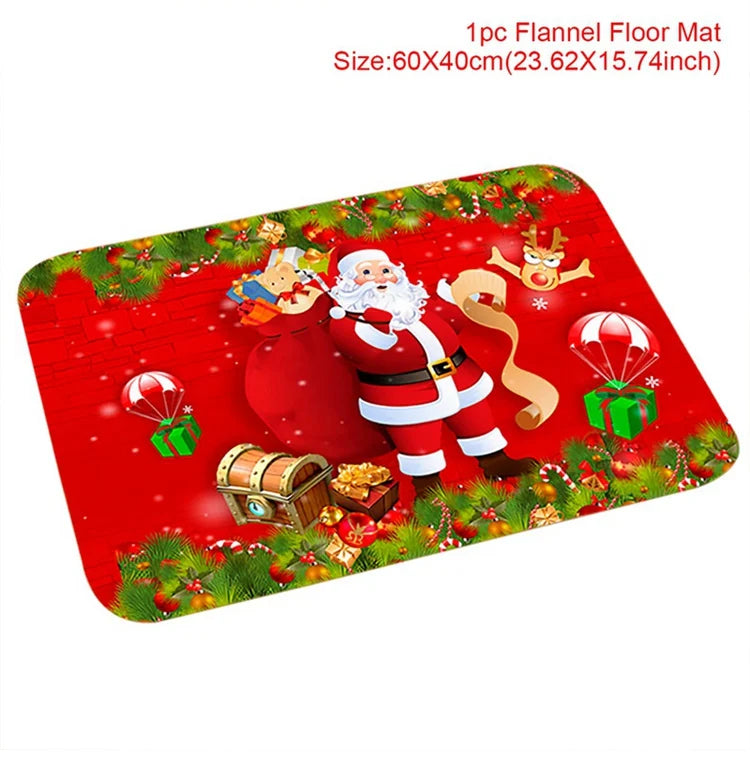 Santa Claus Christmas Doormat – Merry Christmas 2025/2026 Outdoor Rug