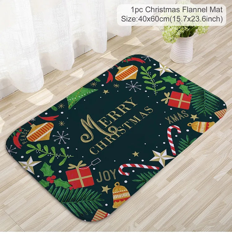Santa Claus Christmas Doormat – Merry Christmas 2025/2026 Outdoor Rug