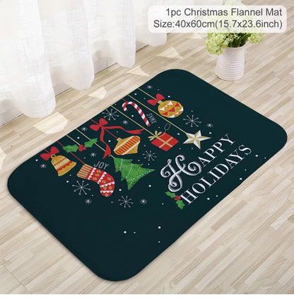 Santa Claus Christmas Doormat – Merry Christmas 2025/2026 Outdoor Rug