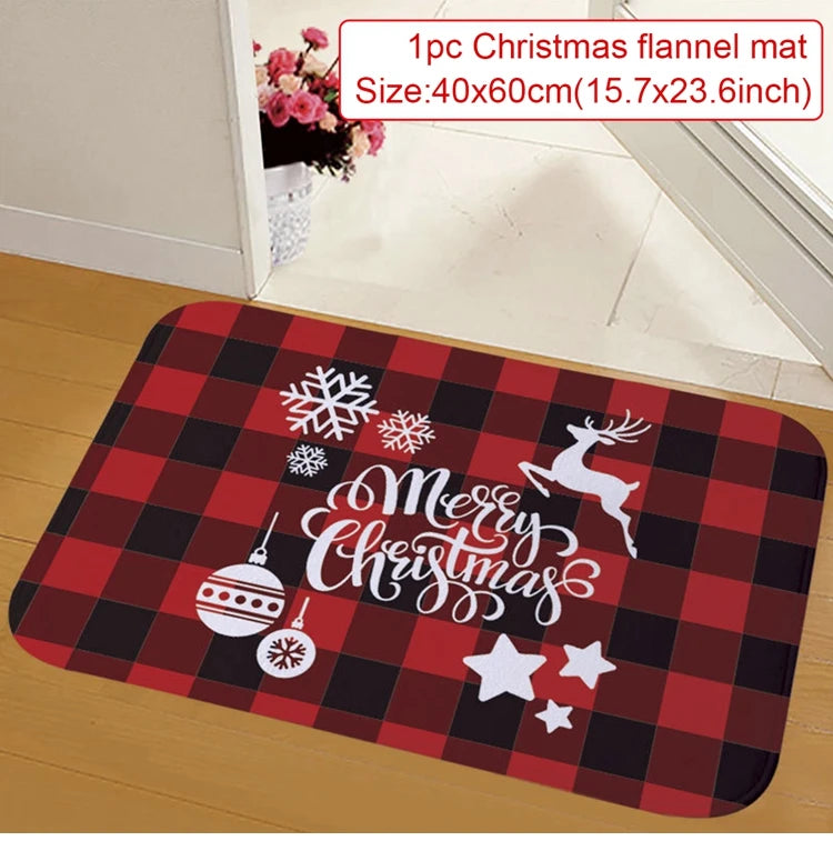 Santa Claus Christmas Doormat – Merry Christmas 2025/2026 Outdoor Rug