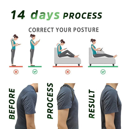 Back Posture Correction Belt – Male/Female Hunchback & Slouch Support (S/M/L/XL)
