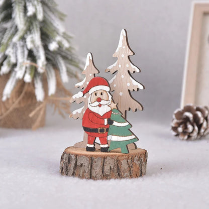 DIY Wooden Christmas Tree Craft Kit – Kids Handmade 3D Scene Decoration