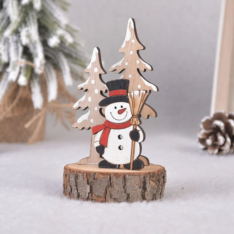 DIY Wooden Christmas Tree Craft Kit – Kids Handmade 3D Scene Decoration