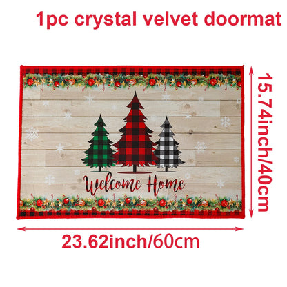 Santa Claus Christmas Doormat – Merry Christmas 2025/2026 Outdoor Rug