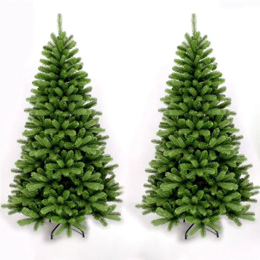 Premium PE+PVC Mixed Christmas Tree – Ultra-Thick Encrypted Branches + Metal Stand (120–300 cm)