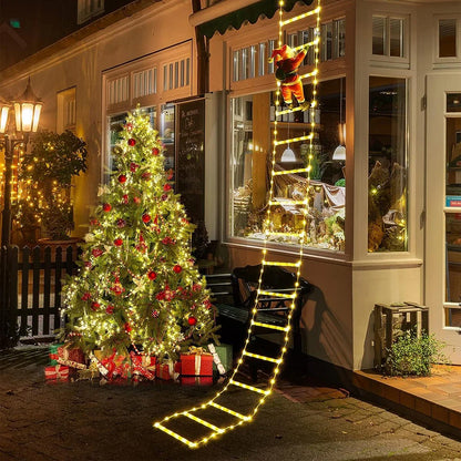 3M Santa Claus Climbing Ladder – Outdoor Christmas Hanging Decoration