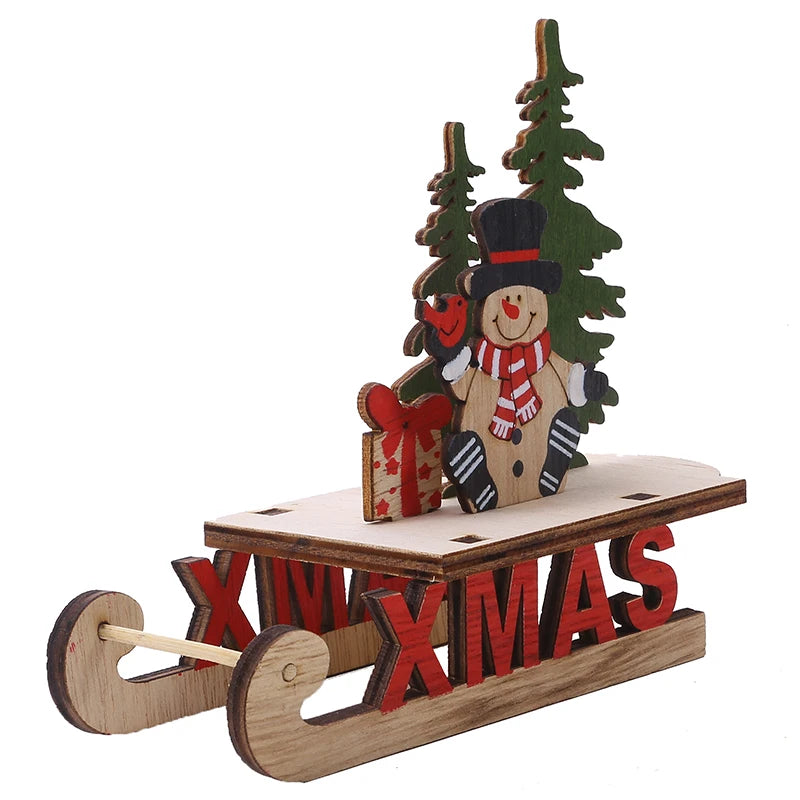 DIY Wooden Christmas Tree Craft Kit – Kids Handmade 3D Scene Decoration