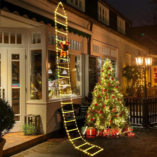 3M Santa Claus Climbing Ladder – Outdoor Christmas Hanging Decoration
