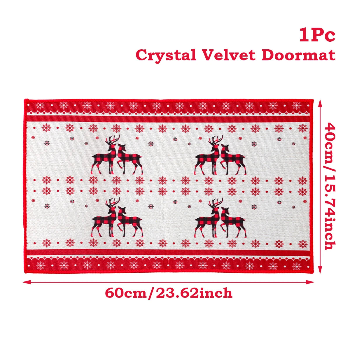 Santa Claus Christmas Doormat – Merry Christmas 2025/2026 Outdoor Rug