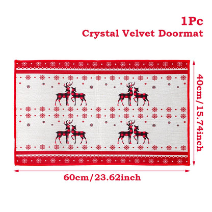Santa Claus Christmas Doormat – Merry Christmas 2025/2026 Outdoor Rug
