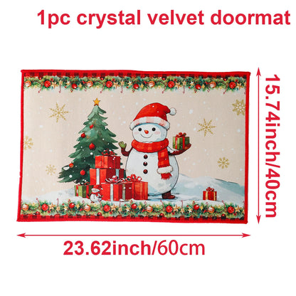 Santa Claus Christmas Doormat – Merry Christmas 2025/2026 Outdoor Rug