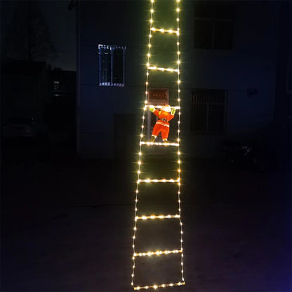 3M Santa Claus Climbing Ladder – Outdoor Christmas Hanging Decoration