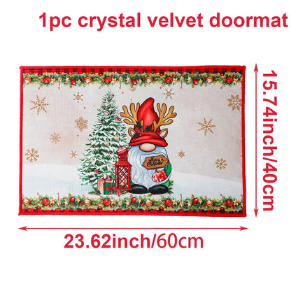 Santa Claus Christmas Doormat – Merry Christmas 2025/2026 Outdoor Rug