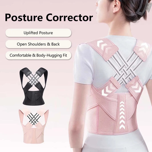 Adjustable Posture Corrector & Waist Trainer – Back Support Belt for Men & Women