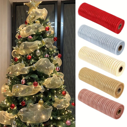 9-Meter Christmas Ribbon Garland – Tree & Home Hanging Decor