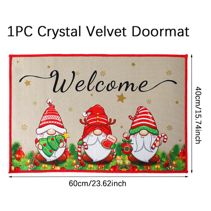 Santa Claus Christmas Doormat – Merry Christmas 2025/2026 Outdoor Rug