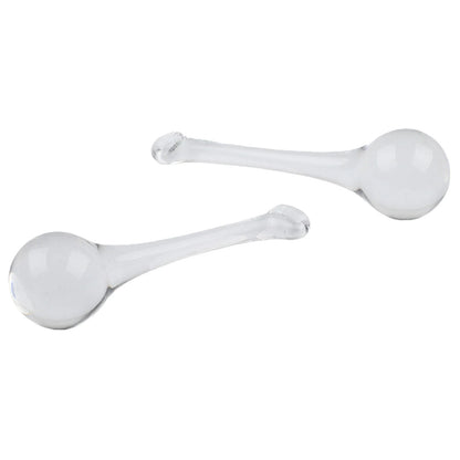 20 Piece Clear Glass Teardrop Ornaments – Raindrop Hanging Christmas Decor (4 Sizes)