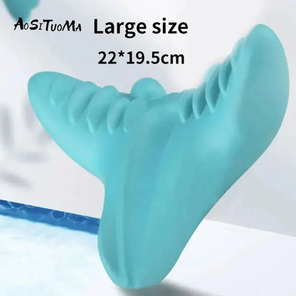 AOSITUOMA Cervical Traction PC Pillow – Neck & Shoulder Muscle Relaxer Massager for Spine Alignment