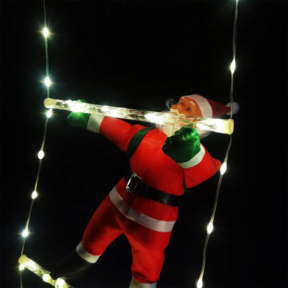 3M Santa Claus Climbing Ladder – Outdoor Christmas Hanging Decoration