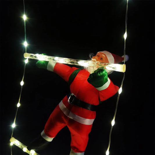 3M Santa Claus Climbing Ladder – Outdoor Christmas Hanging Decoration