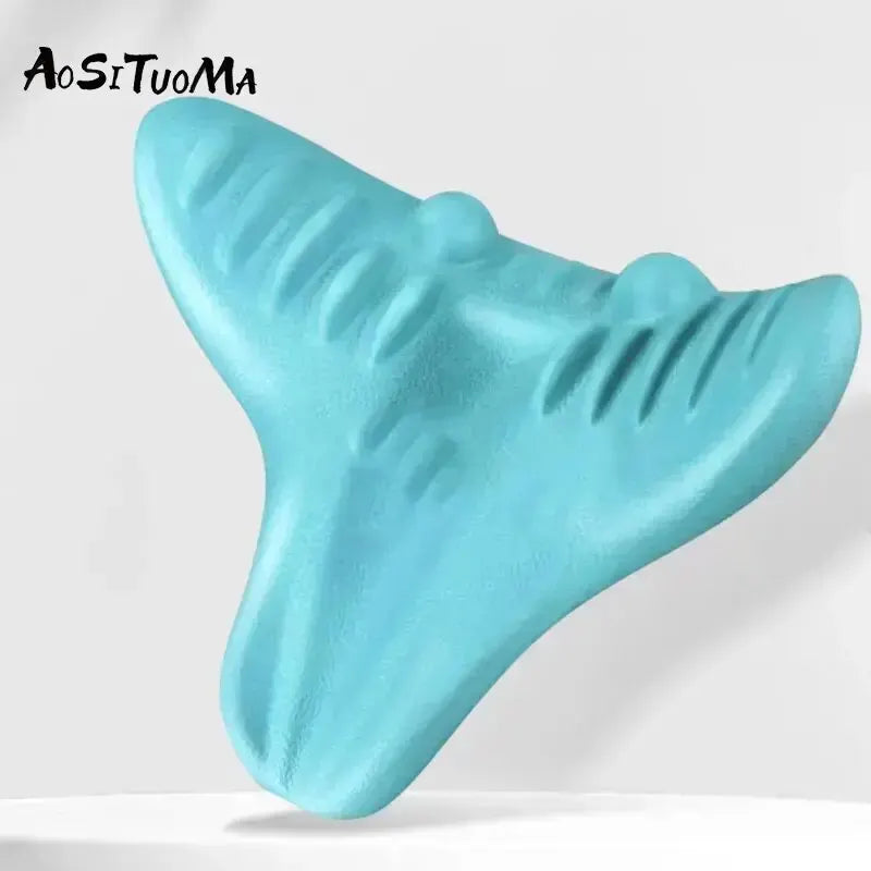 AOSITUOMA Cervical Traction PC Pillow – Neck & Shoulder Muscle Relaxer Massager for Spine Alignment
