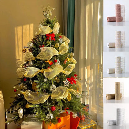 9-Meter Christmas Ribbon Garland – Tree & Home Hanging Decor