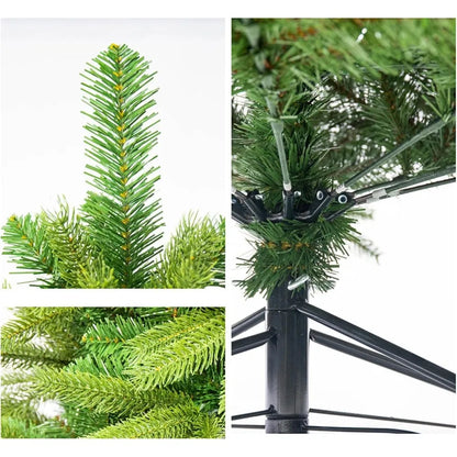 Premium PE+PVC Mixed Christmas Tree – Ultra-Thick Encrypted Branches + Metal Stand (120–300 cm)