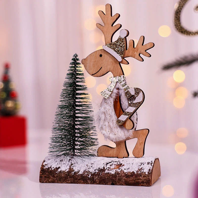 DIY Wooden Christmas Tree Craft Kit – Kids Handmade 3D Scene Decoration