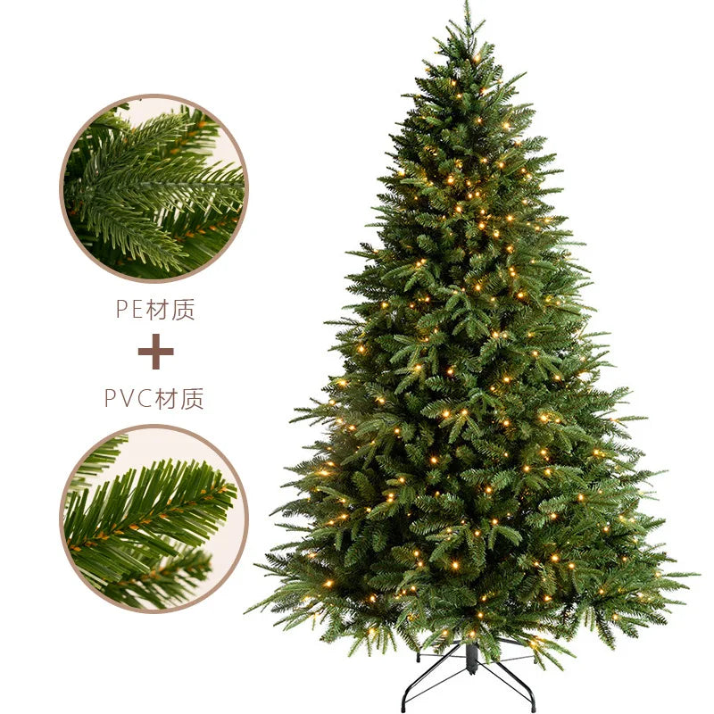 Premium PE Mixed Christmas Tree – High-End Encrypted (1.2 m / 1.8 m)