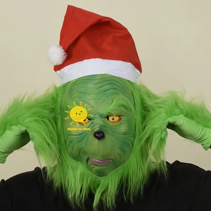 Beast Kingdom The Grinch Costume – Full Deluxe Cosplay Set with Mask, Jacket, Pants & More